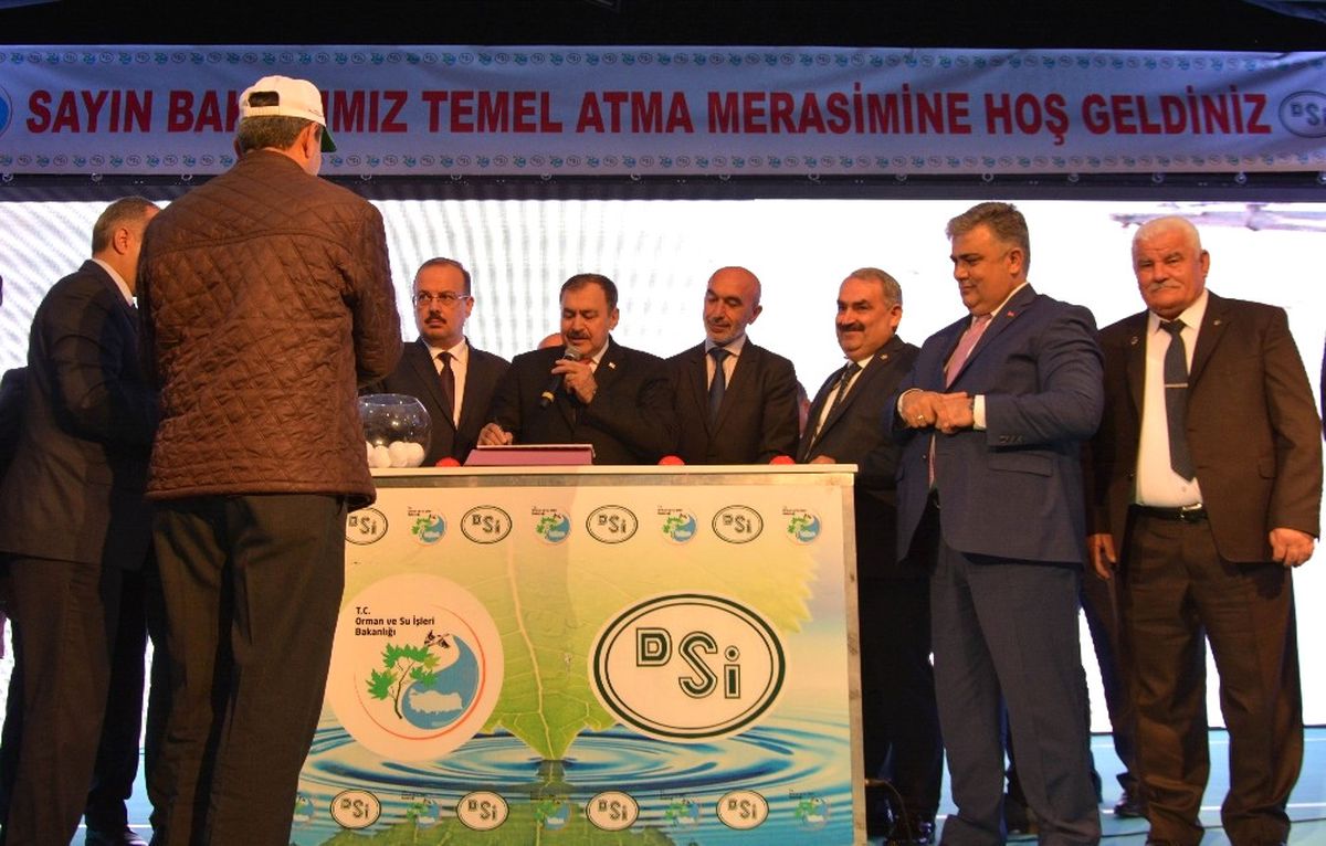 Orman ve Su İşleri Bakanı Eroğlu Konya\'da 466 Milyon Liralık Tesisin Temelini Attı