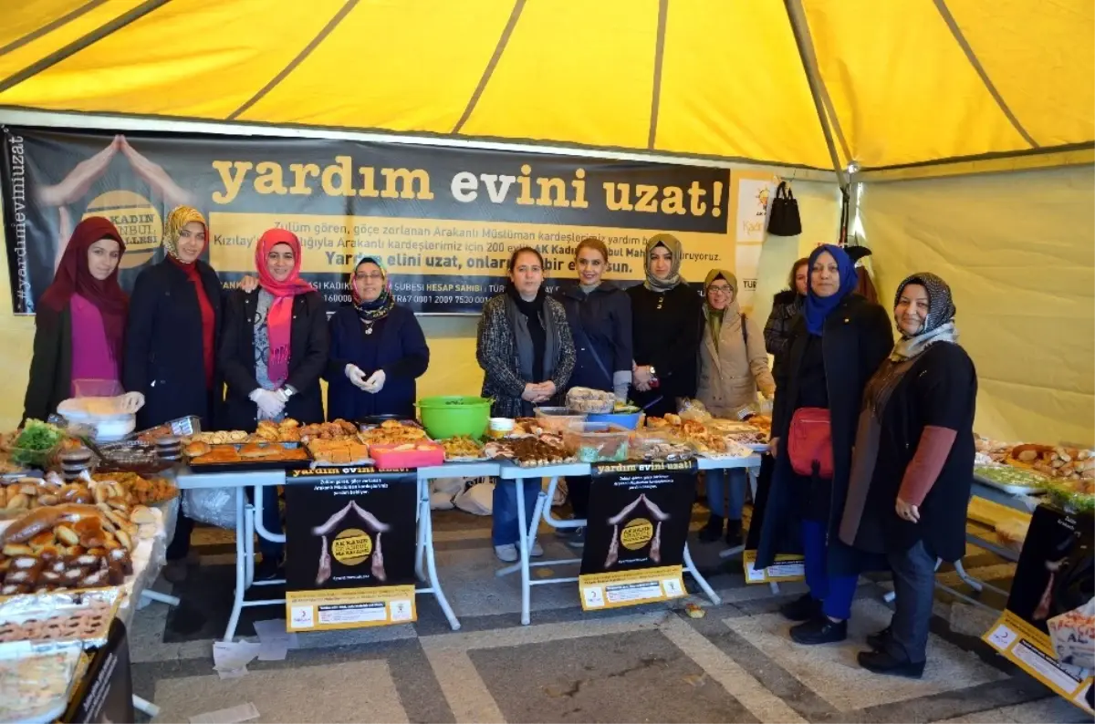 AK Parti\'li Kadınlardan Arakanlı Müslümanlar İçin Kermes