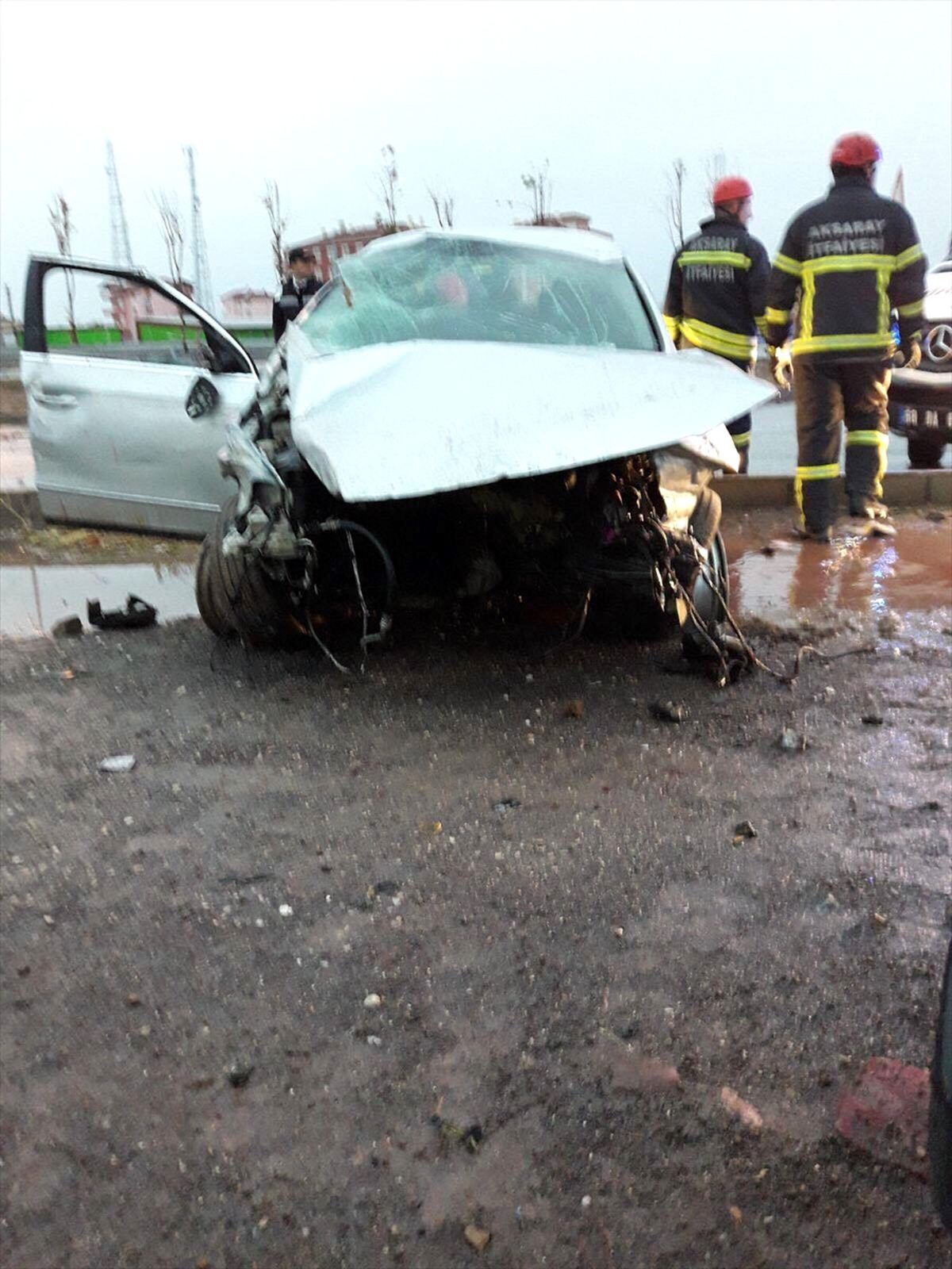 Aksaray\'da Trafik Kazası: 2 Yaralı