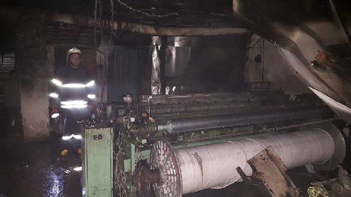 Alevler Dokuma Atölyesini Kullanılmaz Hale Getirdi
