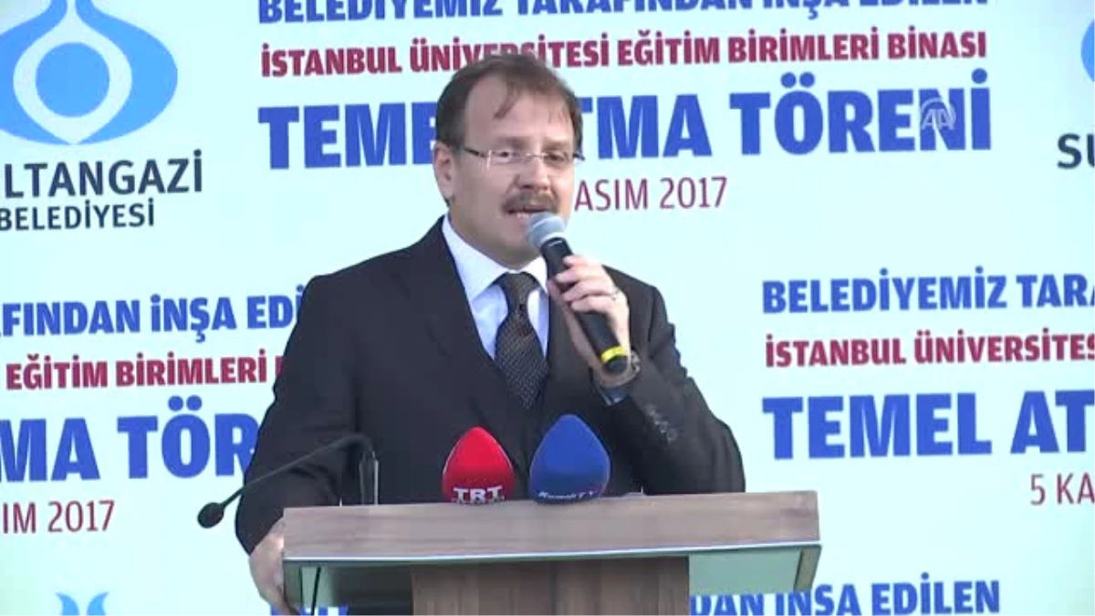 İü Eğitim Bilimleri Binası Temel Atma Töreni - Başbakan Yardımcısı Çavuşoğlu (2)