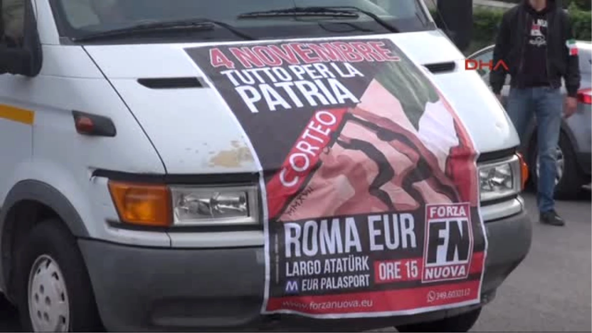 Neo-faşistler, Roma\'da Yürüyüş Düzenledi