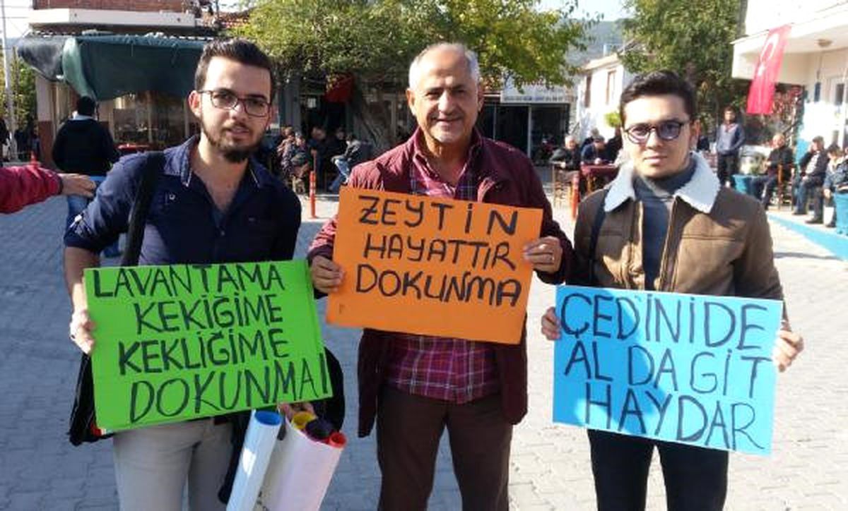 Urla\'da \'Taş Ocağı\' Eylemi; Lavantama, Kekiğime, Kekliğime Dokunma