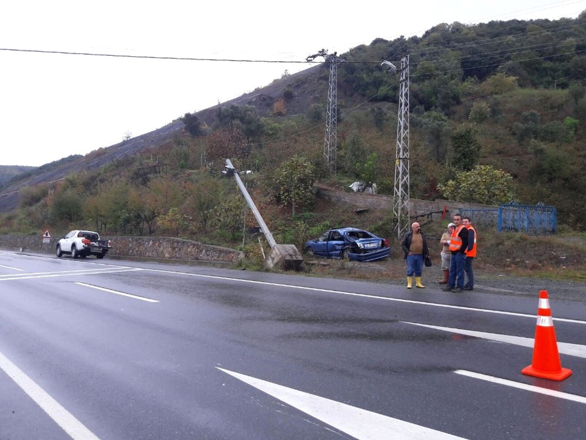 Alaplı\'da Trafik Kazası: 1 Yaralı