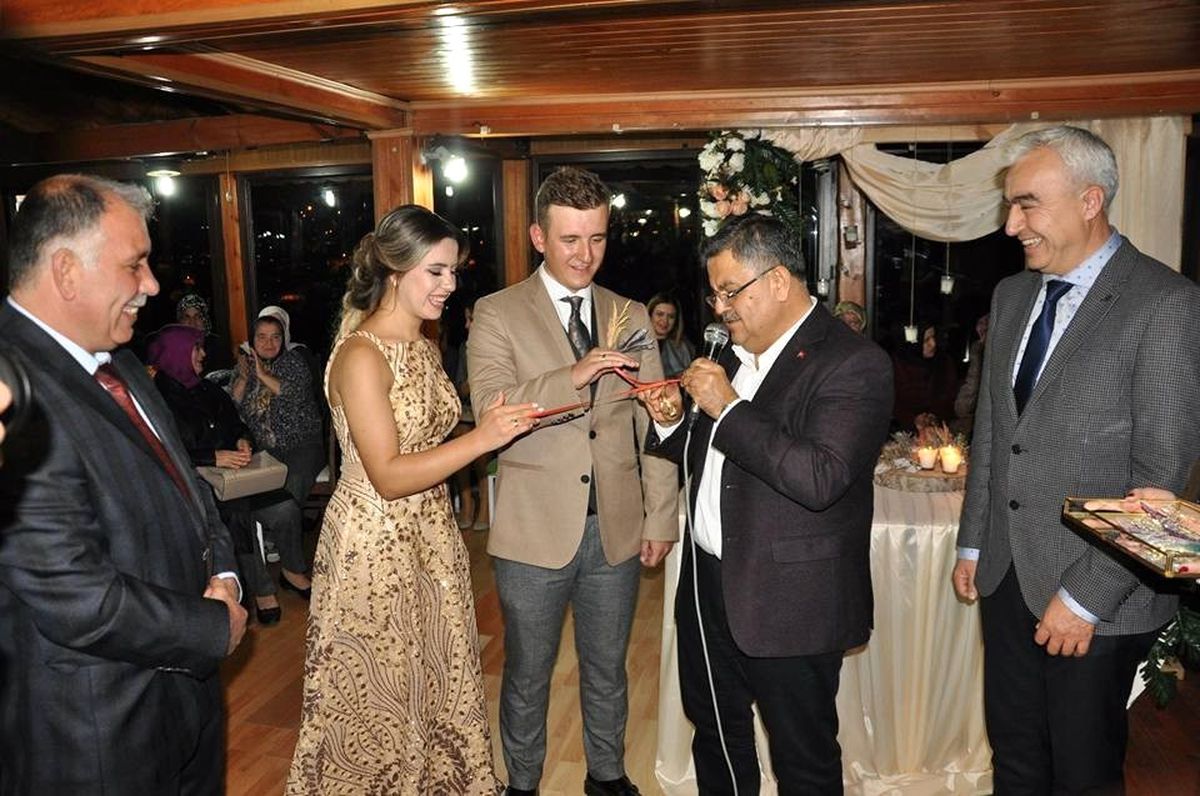 Başkan Yağcı, Genç Çiftin Mutluluğuna Ortak Oldu
