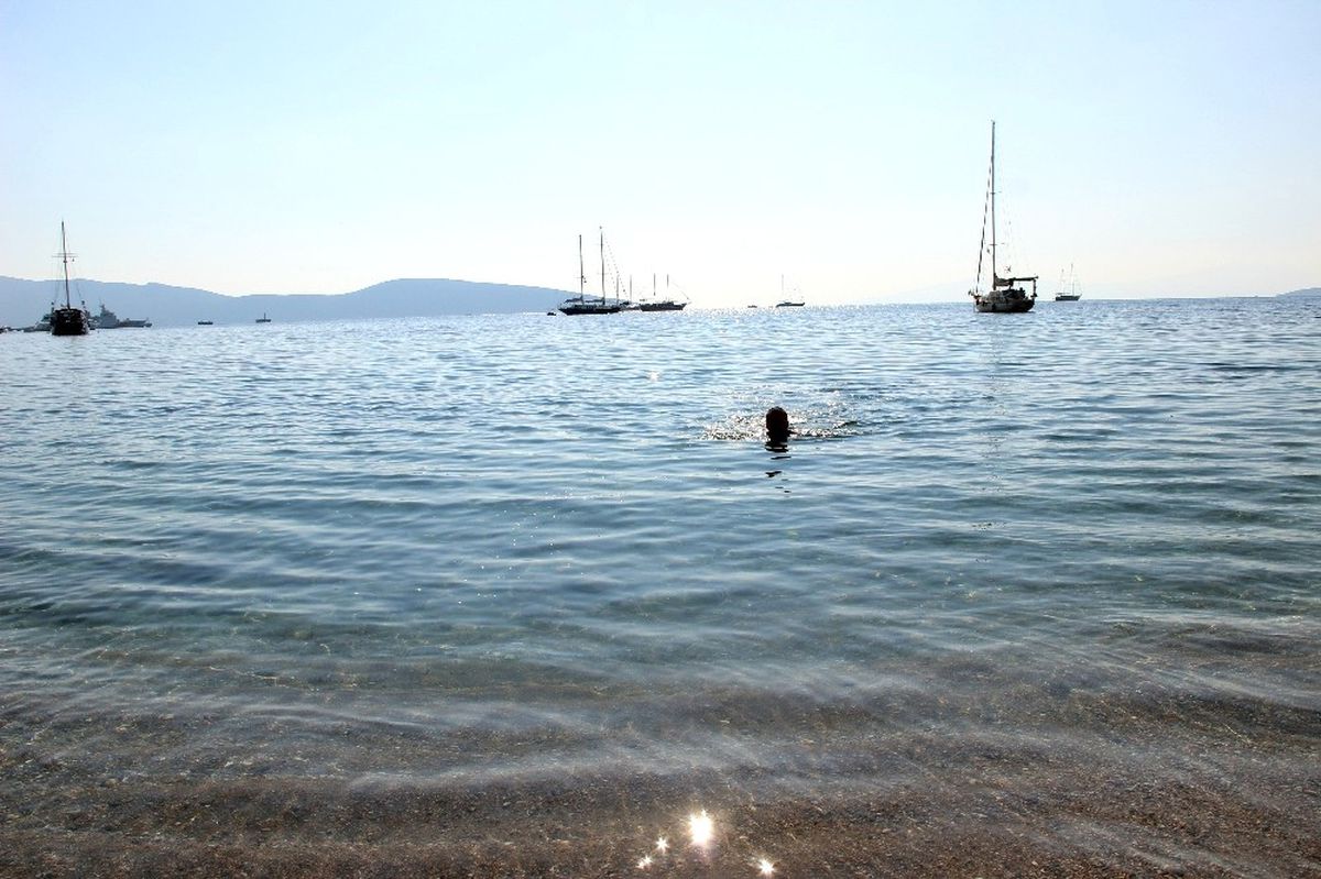 Bodrum\'da Kasım Ayında Deniz Keyfi