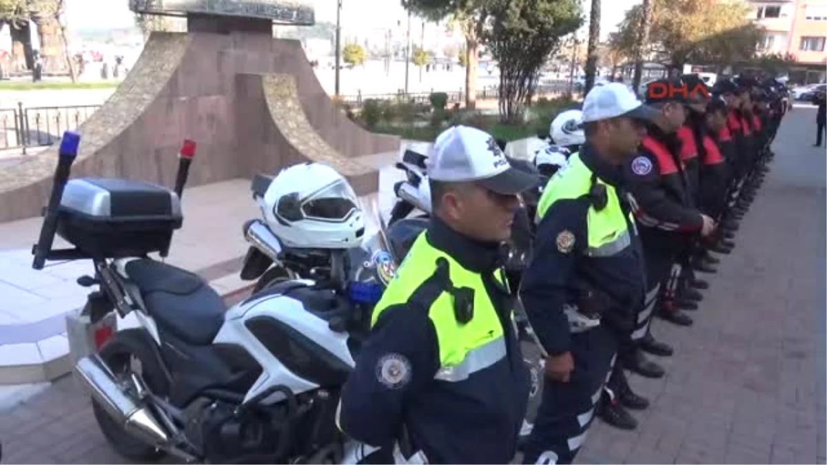 Çanakkale\'de Motosikletli Polis Timleri Göreve Başladı