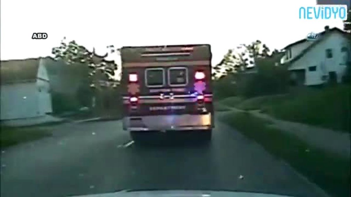 İçinde Hasta Olan Ambulansı Çaldı