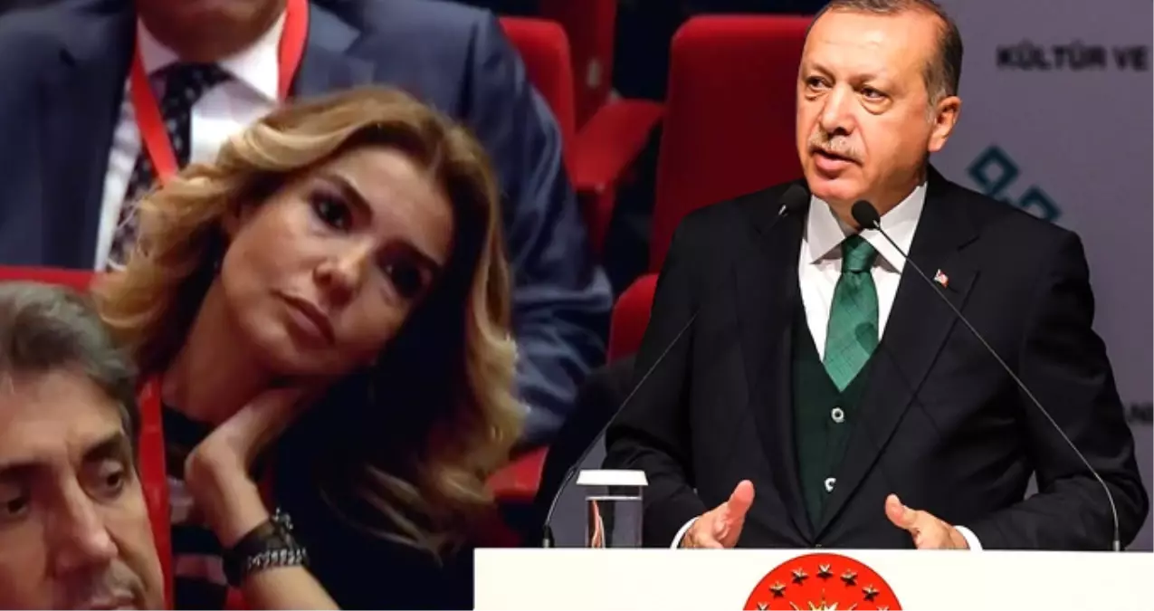 Sırra Kadem Basan Gülben Ergen, Erdoğan\'ın Katıldığı Tanıtımda Ortaya Çıktı