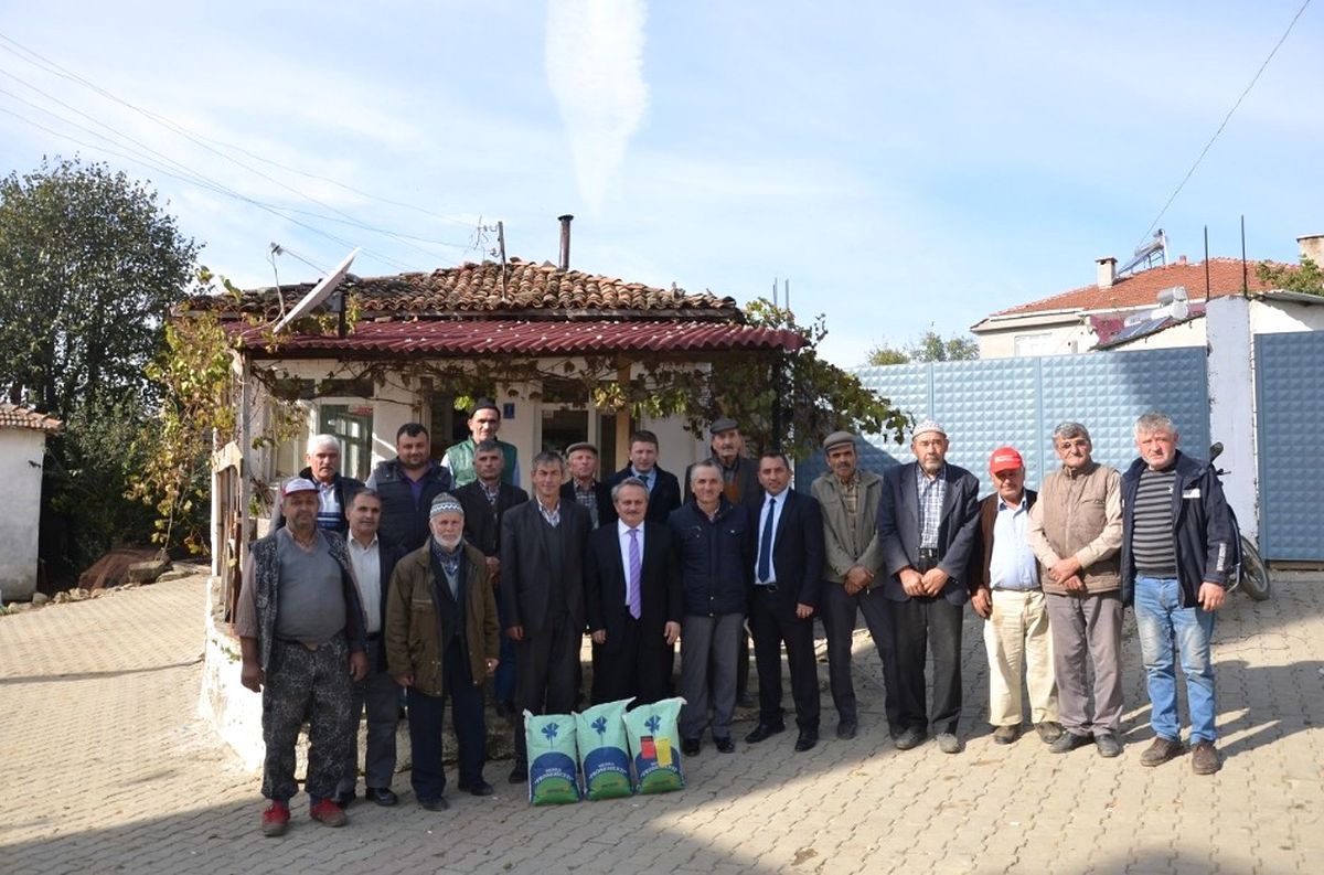 Tekirdağ\'da Üreticilere İtalyan Çimi ve Yonca Tohumu