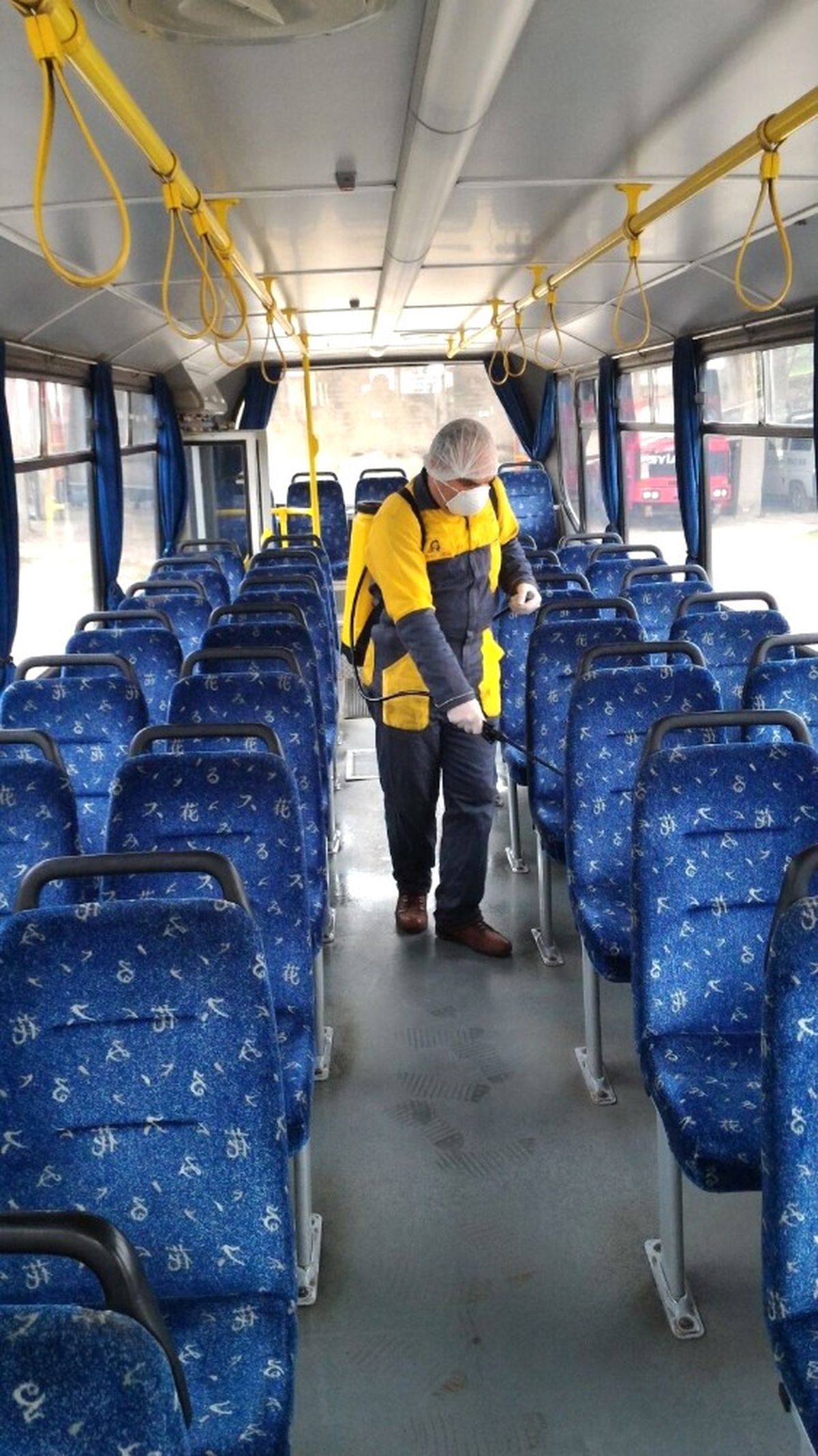 Toplu Taşıma AraÇları Dezenfekte Ediliyor