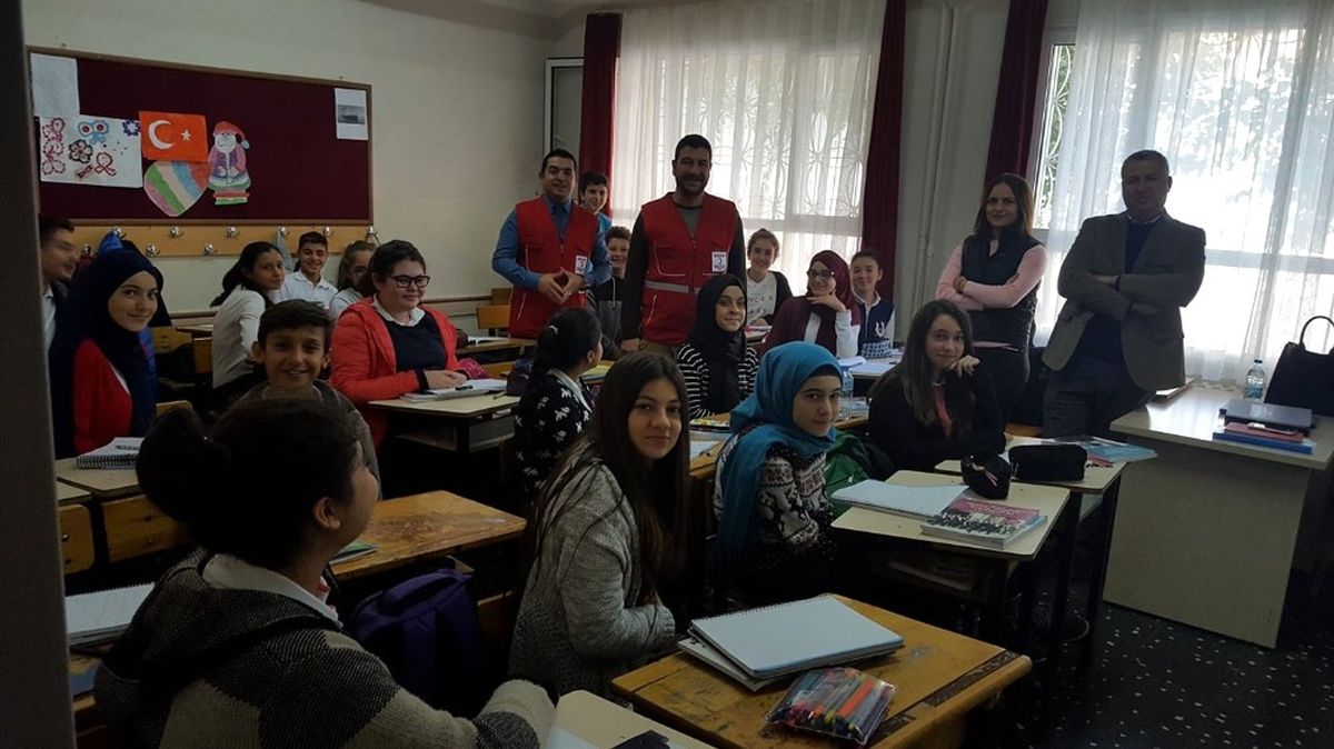 Türk Kızılay\'ından Söke\'deki Okullarda Bilgilendirme