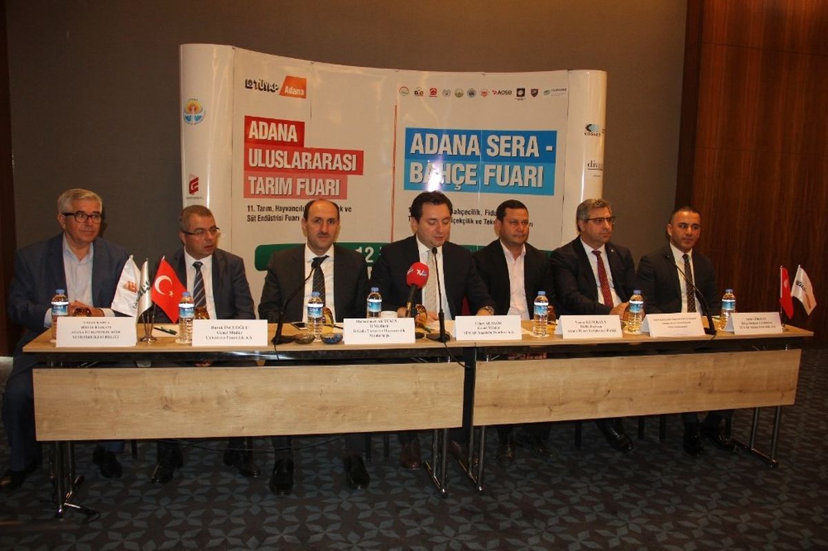 Adana Tarım ve Sera-Bahçe Fuarı Yarın Açılıyor