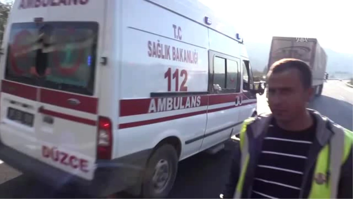 Anadolu Otoyolu\'nda Trafik Kazası: 1 Yaralı