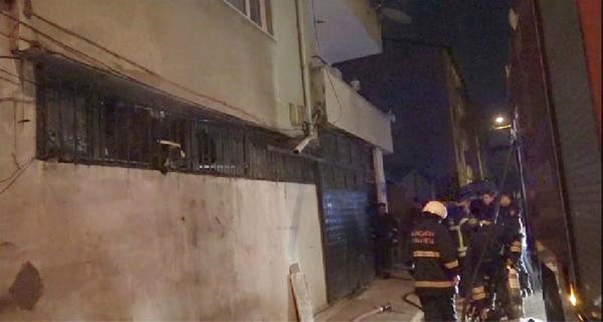 Atölyedeki Yangında Dumandan Etkilendi