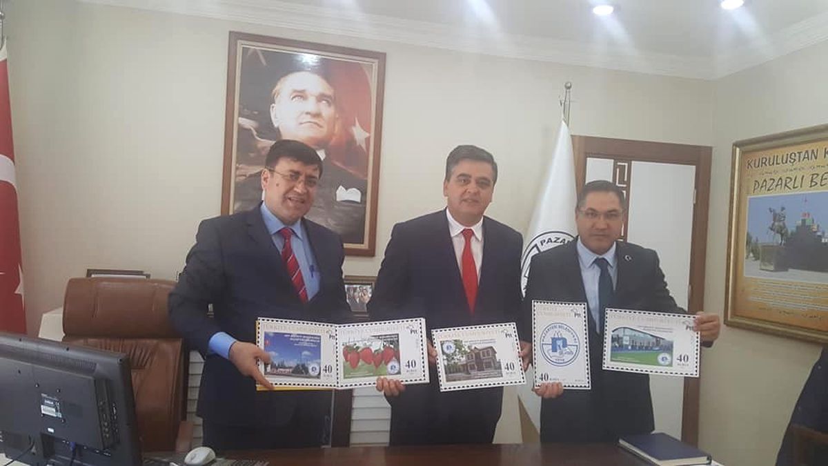 Pazaryeri İlçesi Artık PTT Pullarında