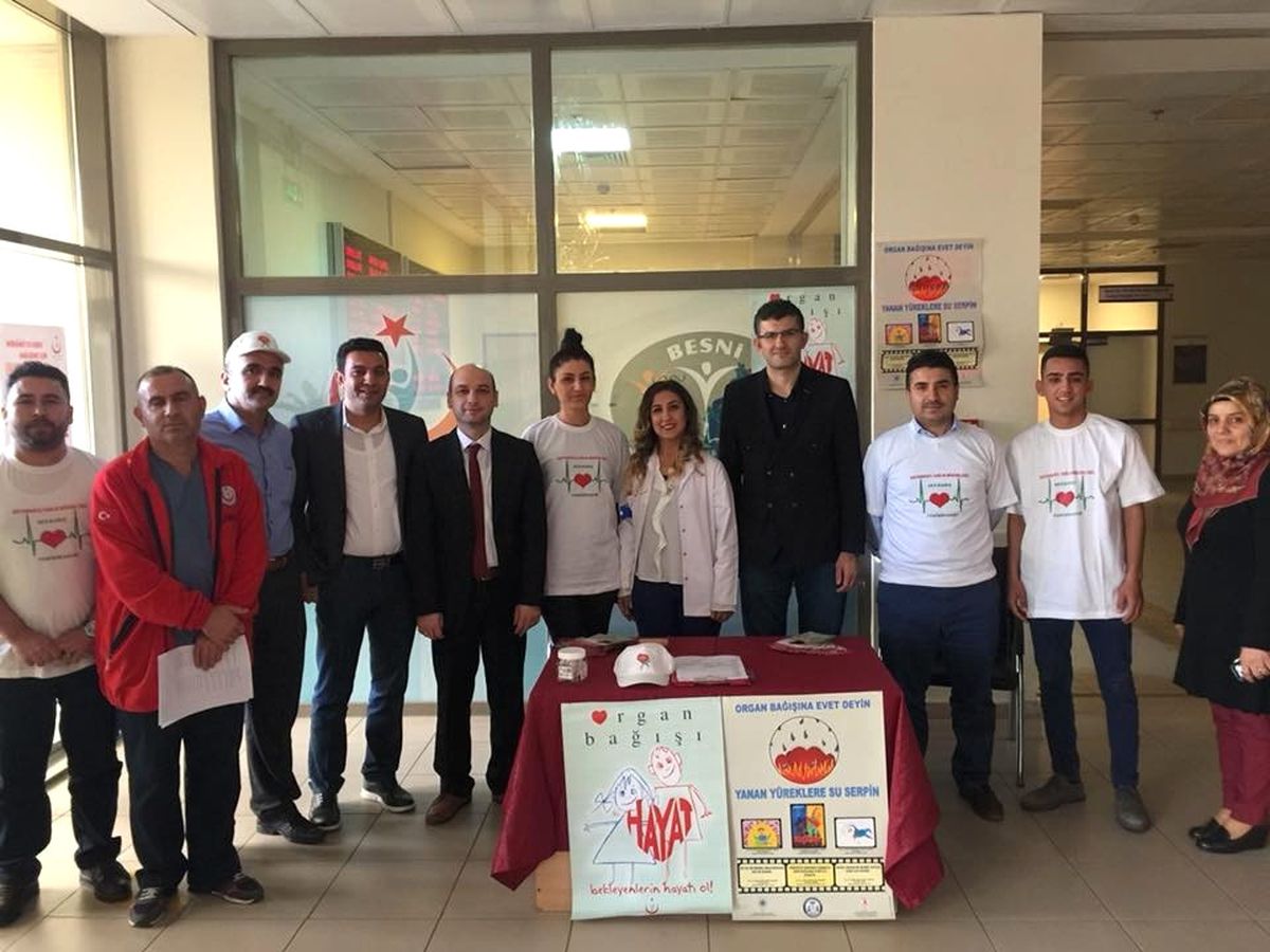 Besni\'de Organ Bağışı Standı