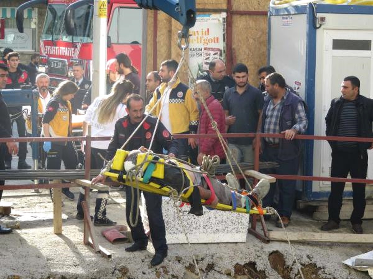 Beton Mikserinin Borusu Patladı: 3 Yaralı (1)