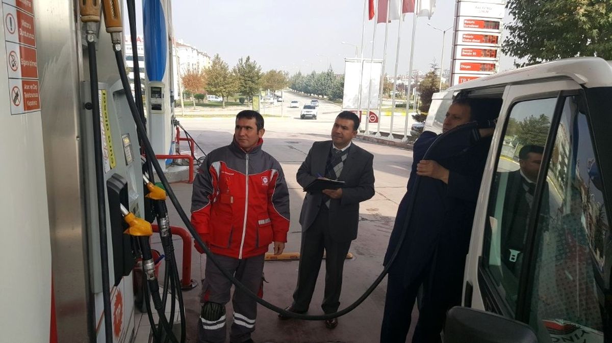 Çorum\'daki Akaryakıt ve Lpg İstasyonları Denetlendi