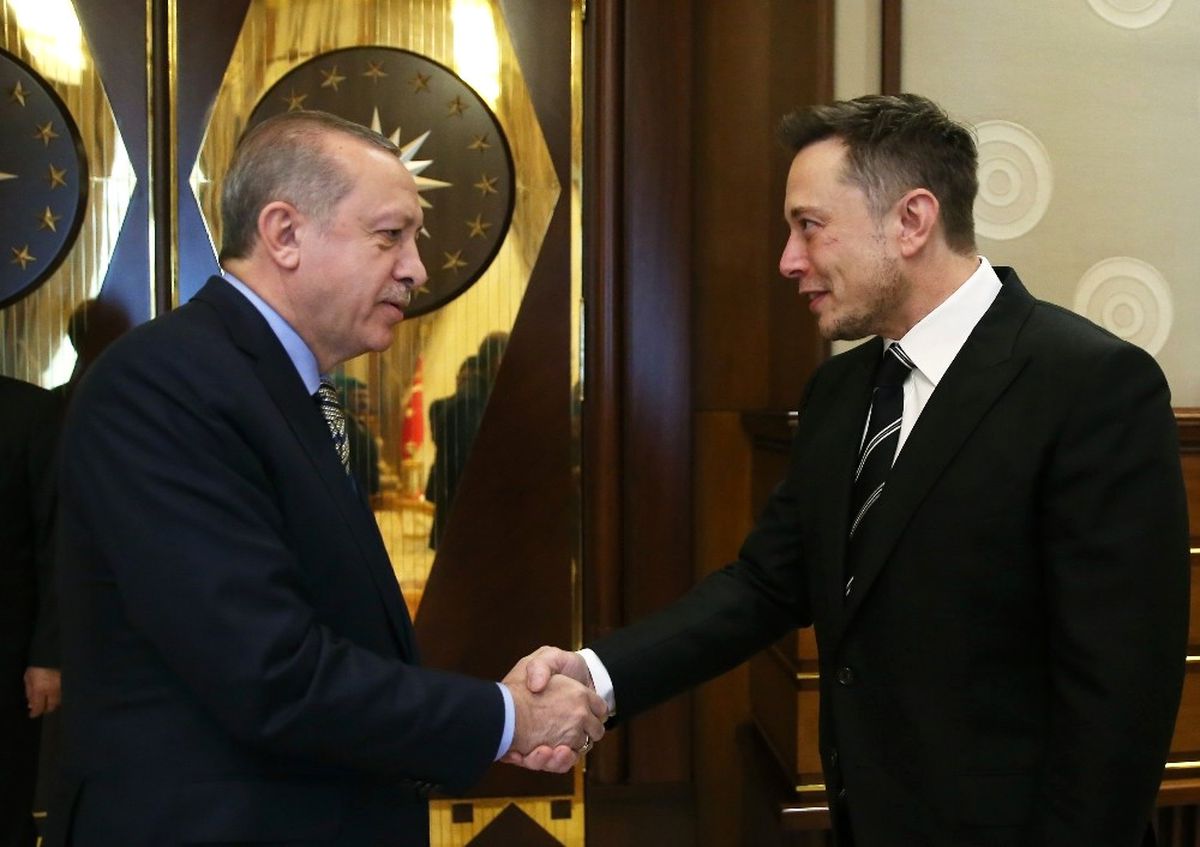 Cumhurbaşkanı Erdoğan, Space X Şirketinin Kurucusu Elon Musk\'u Kabul Etti