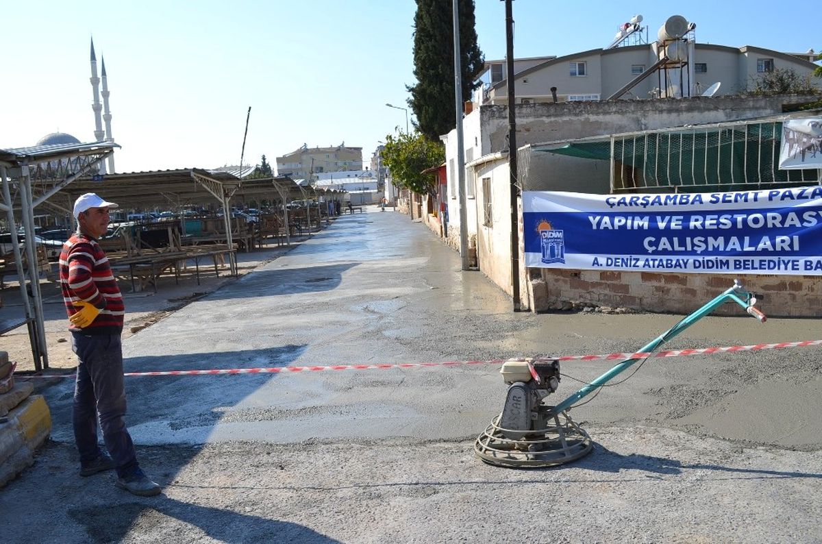 Didim Belediyesi Halk Pazarına El Attı
