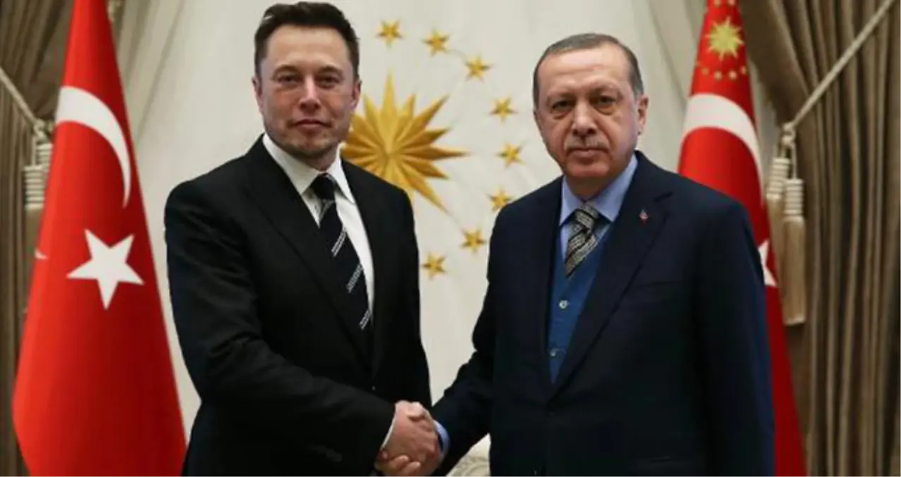 Cumhurbaşkanı Erdoğan, Yüz Yılın En Önemli Girişimcisi Elon Musk\'la Görüştü