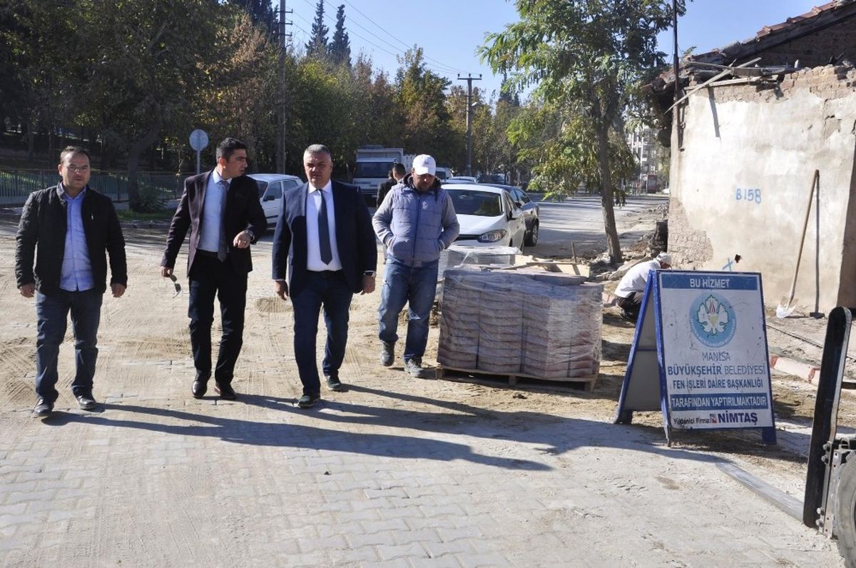 Hacıishak Mahallesinde Parke Çalışması