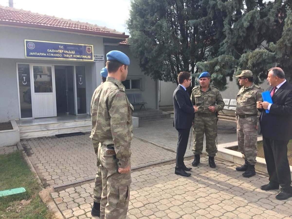 Kaymakam Düzgün, Jandarma Dağ Komando Taburunu Ziyaret Etti.