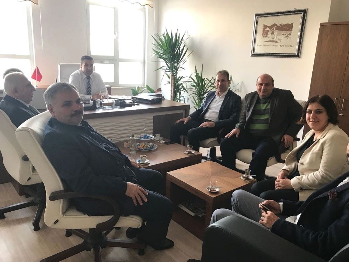 Siirt Tso Heyetinden Vergi Dairesi Müdürü Balbay\'a Ziyareti