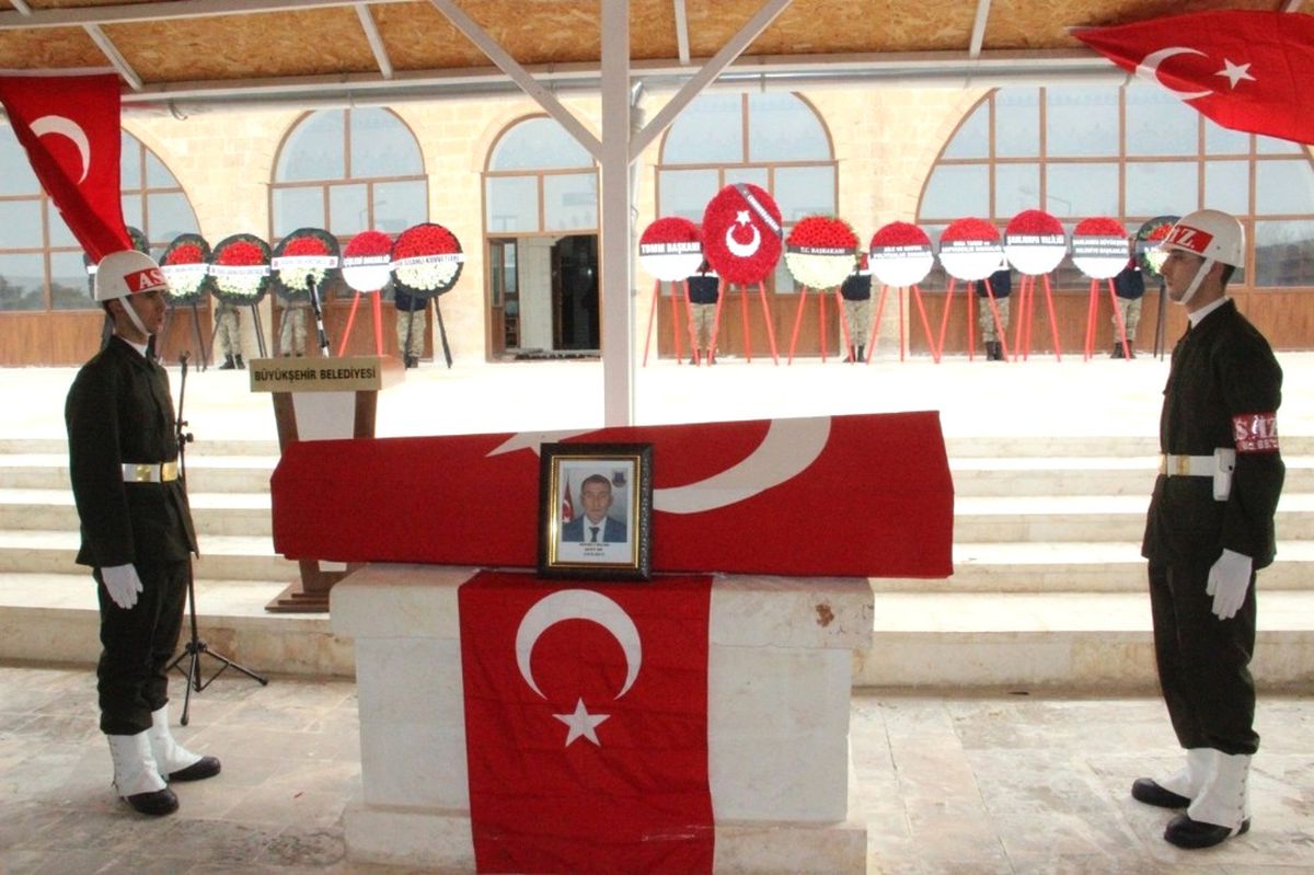 Trafik Kazasında Şehit Düşen Güvenlik Korucusu Defnedildi