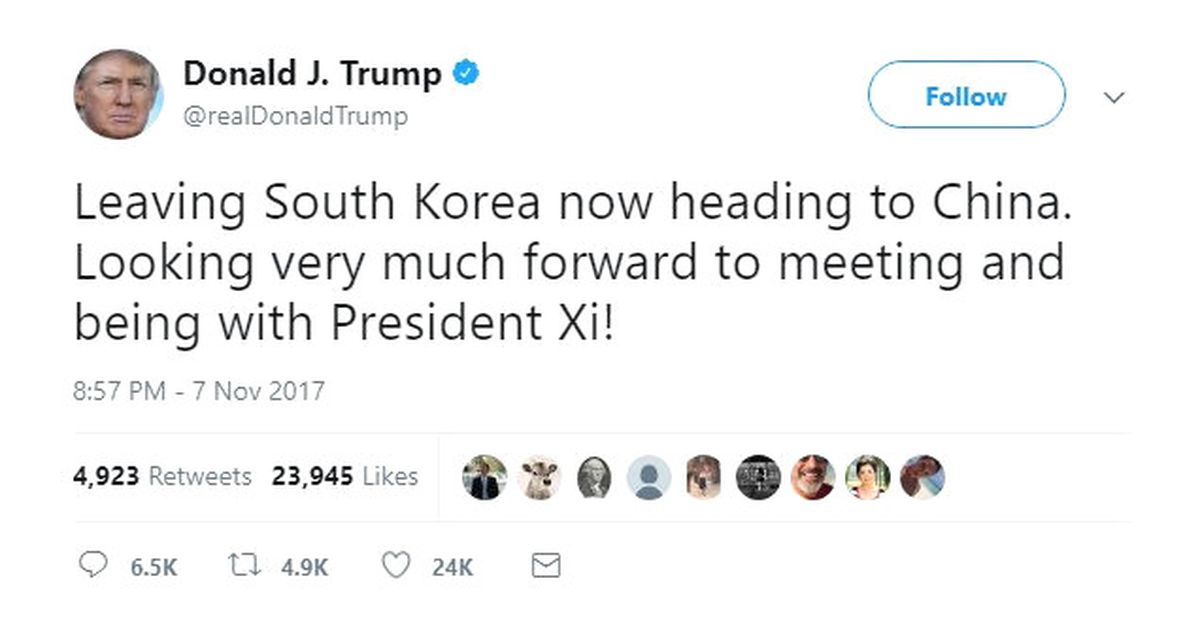 Trump, Çin Ziyaretinden Oldukça Umutlu