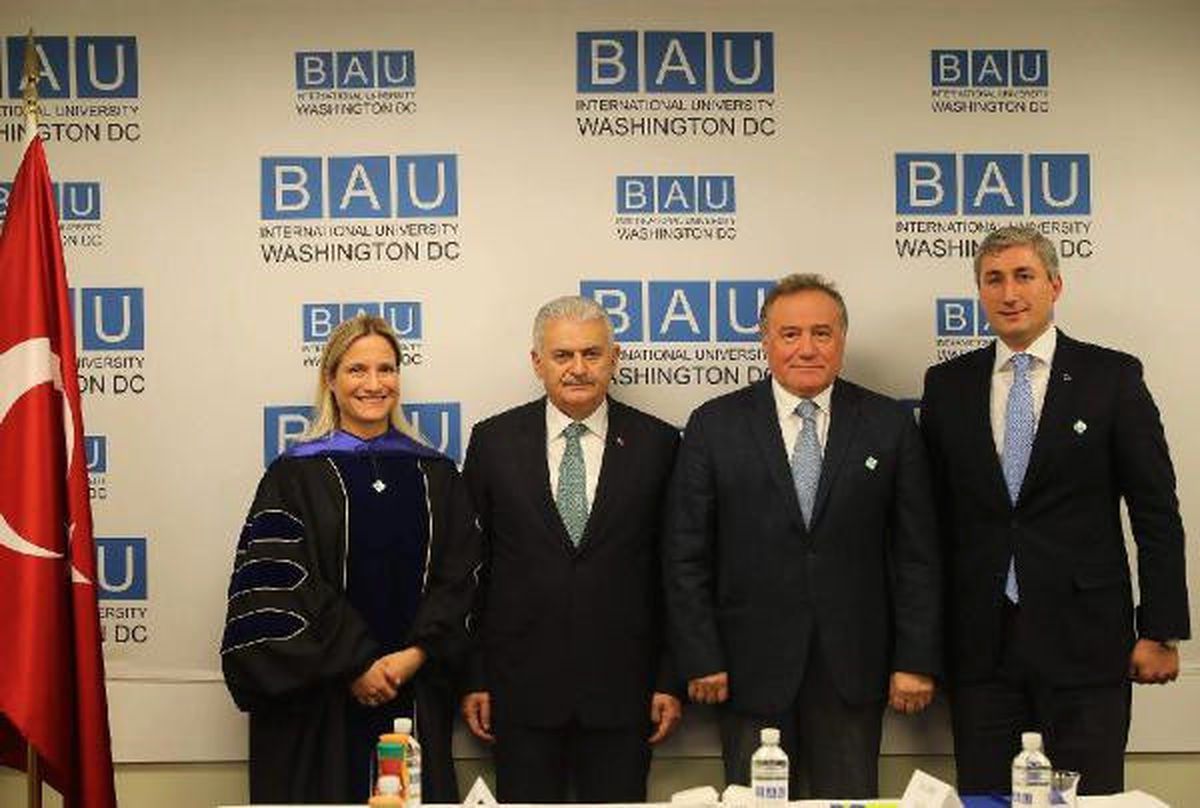 Başbakan Binali Yıldırım\'dan Bau International University Washington D.c.\'ye Ziyaret