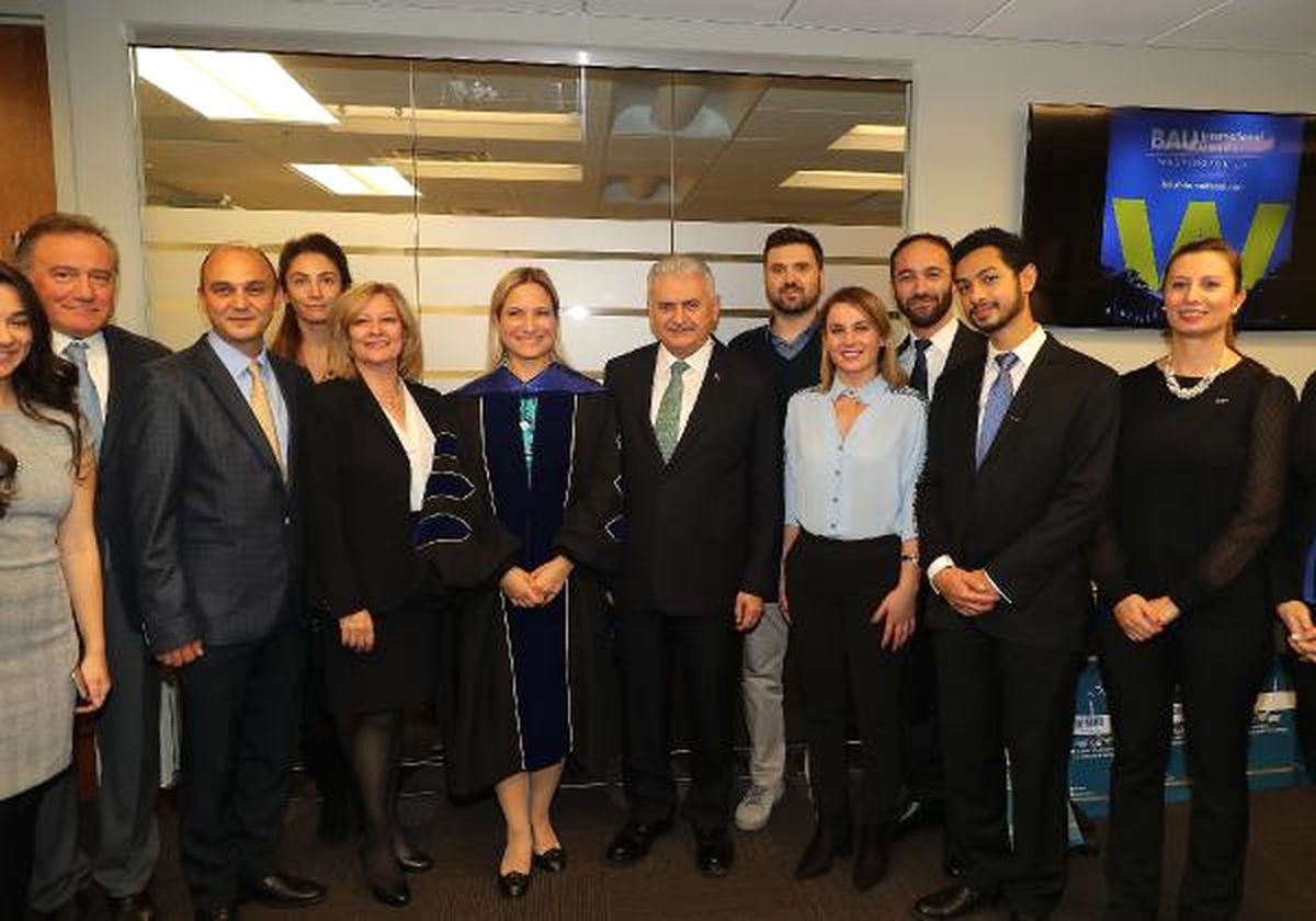 Başbakan Yıldırım ABD\'de Bahçesehir Üniversitesi\'ni Ziyaret Etti