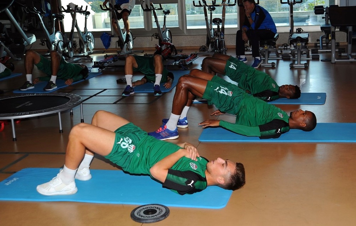 Bursaspor Kondisyon Salonunda Çalıştı