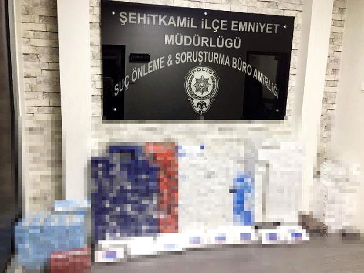Gaziantep\'te 5 Bin 315 Kaçak Sigaraya 2 Gözaltı