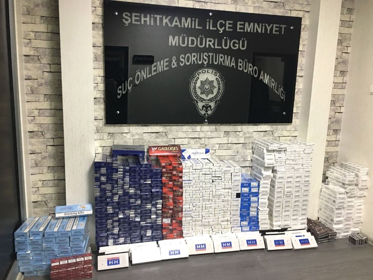 Gaziantep\'te Kaçak Sigara Operasyonu