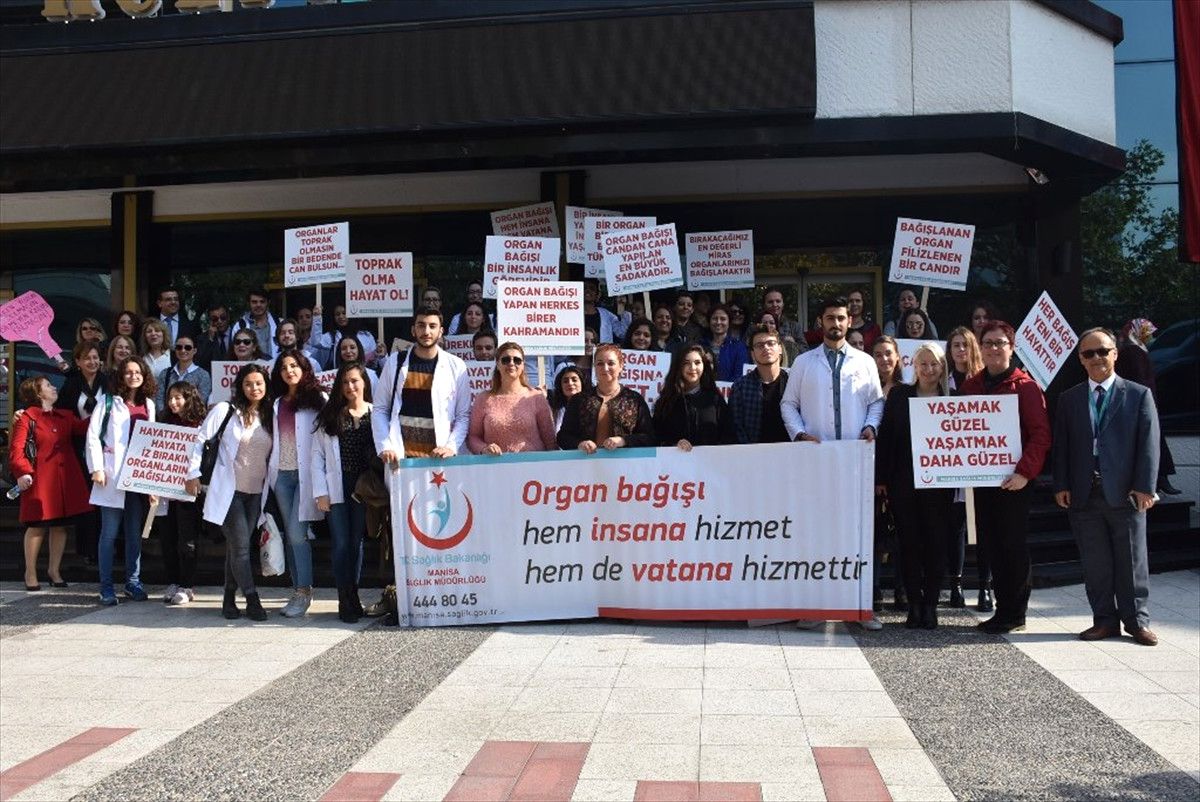 Organ Bağışına Dikkat Çekmek İçin Yürüdüler