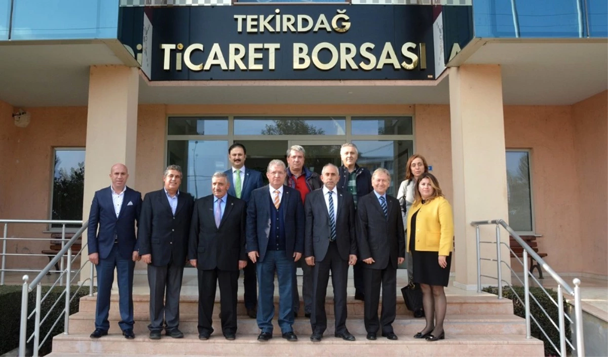 Tekirdağ Ticaret Borsası, İstib Heyetini Ağırladı