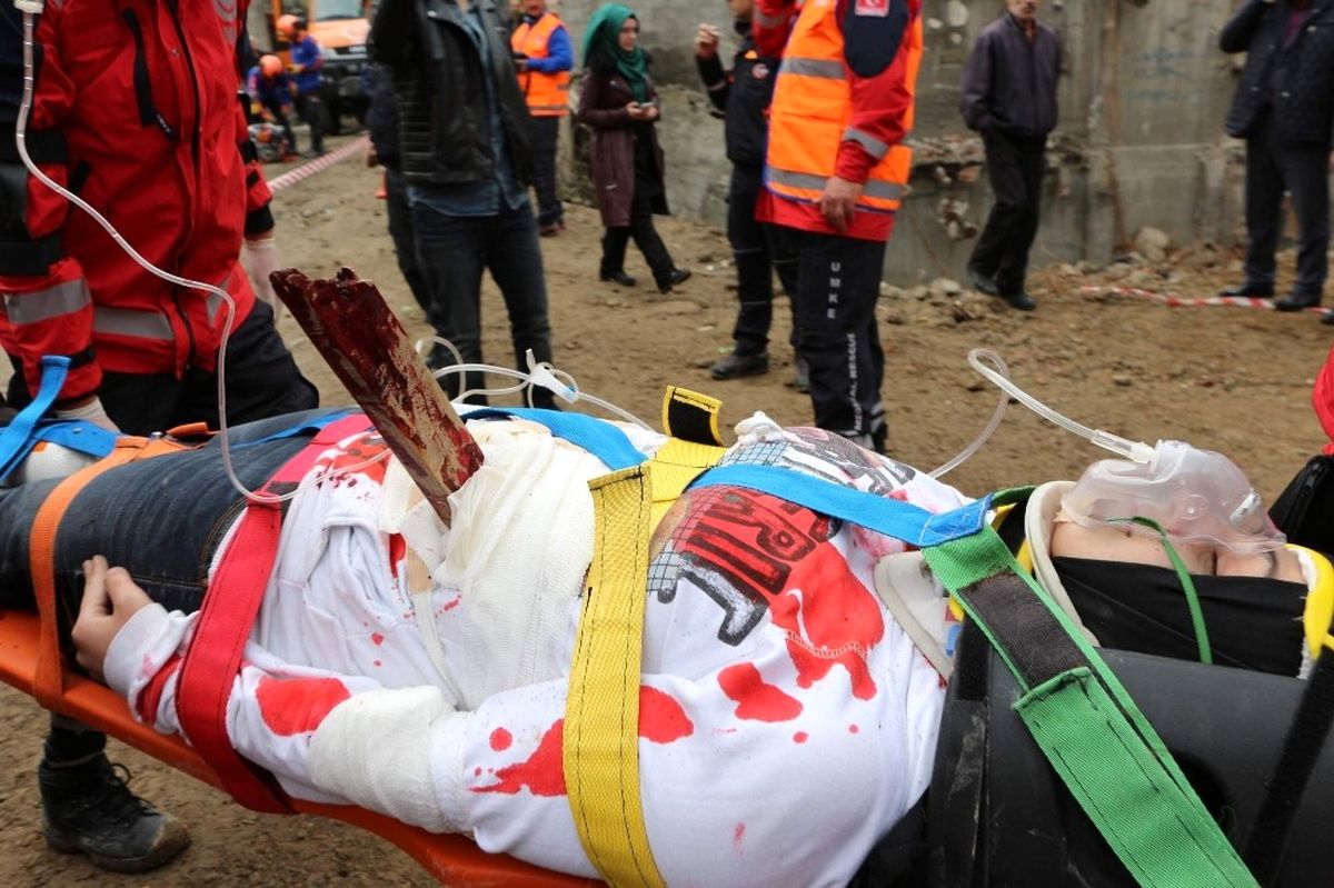 Trabzon\'da Umke\'den Deprem ve Kimyasal Saldırı Tatbikatı