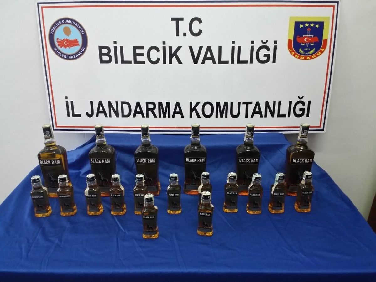 Bilecik\'te Kaçak İçki Operasyonu