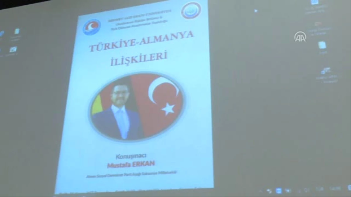 Burdur\'da "Türkiye-Almanya İlişkileri\'" Konferansı