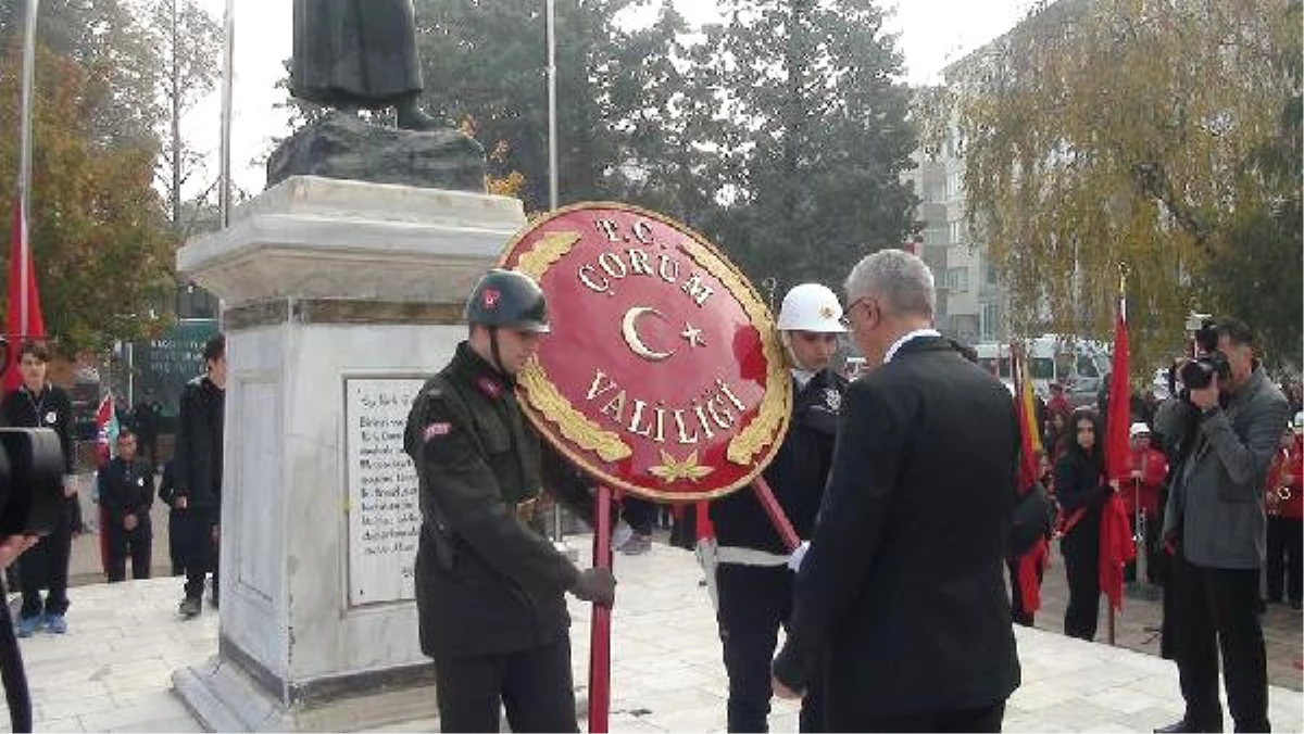 Çorum\'da Atatürk Anıldı