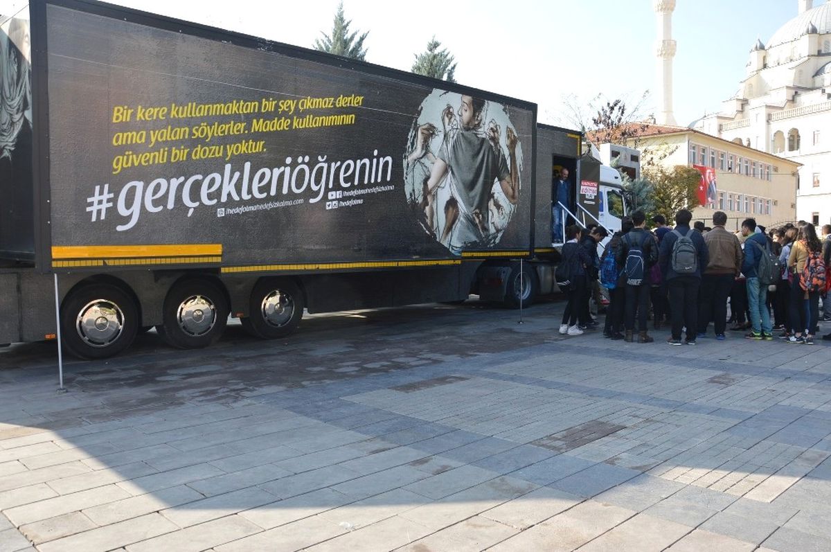 Hedef Olma Hedefsiz Kalma Eğitim Tırı\' Kırıkkale\'de