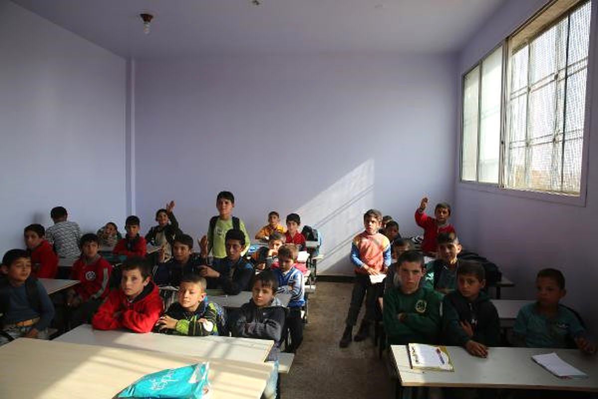 İhh, Suriye\'de Okul Onarıyor