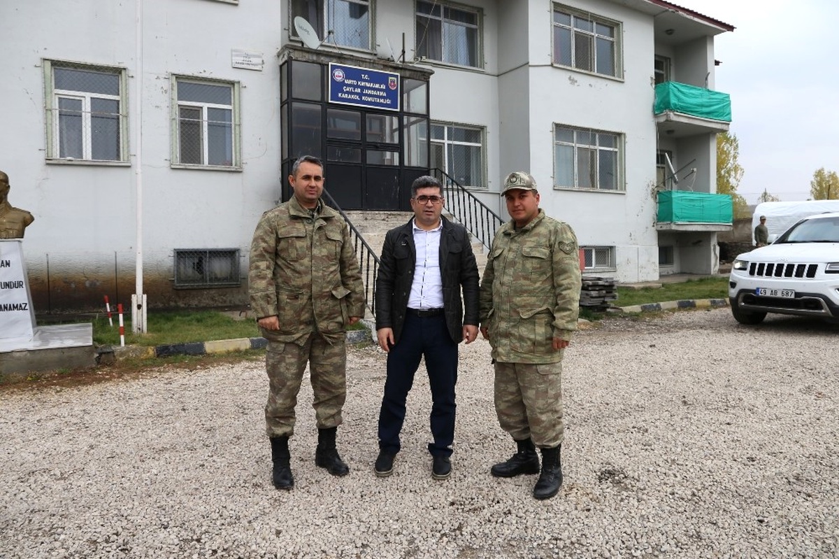 Kaymakam Çetin\'den Jandarmaya Ziyaret