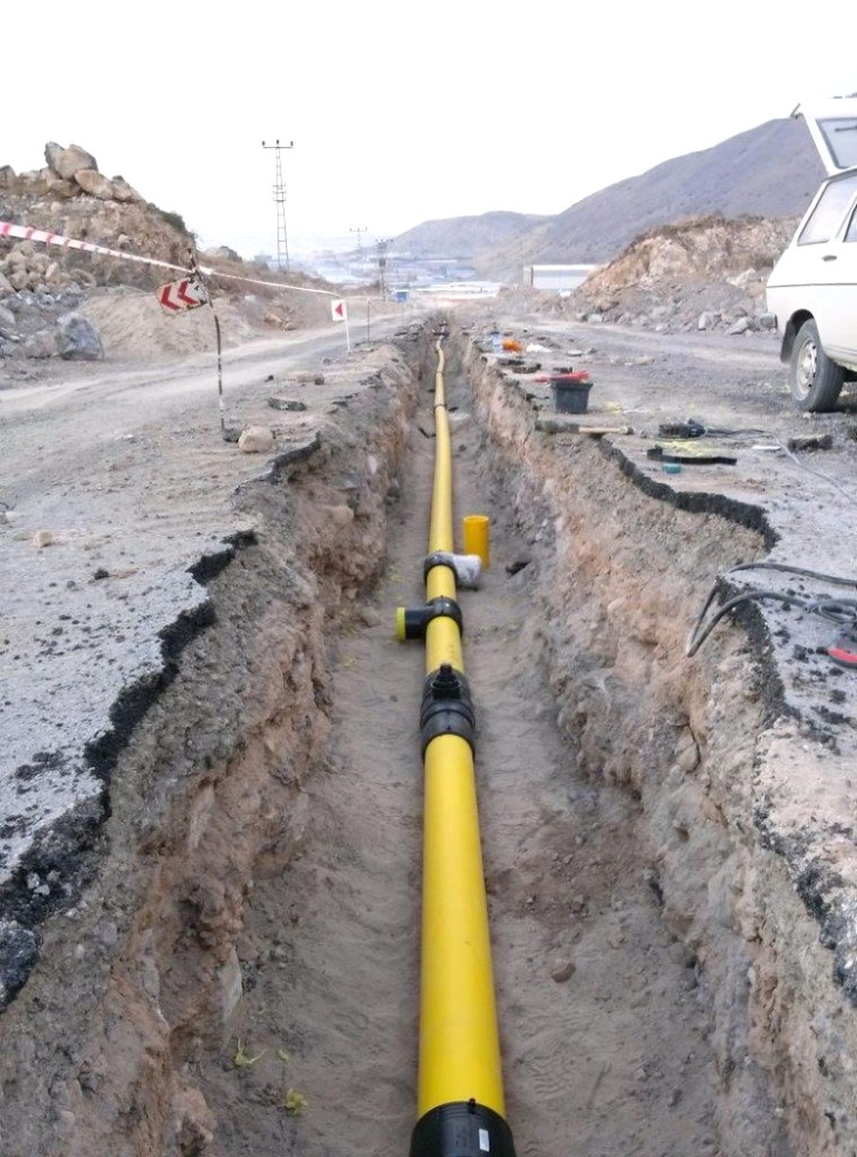 Kayseri Osb\'de Doğalgaz Altyapı Çalışmaları Aralıksız Devam Ediyor