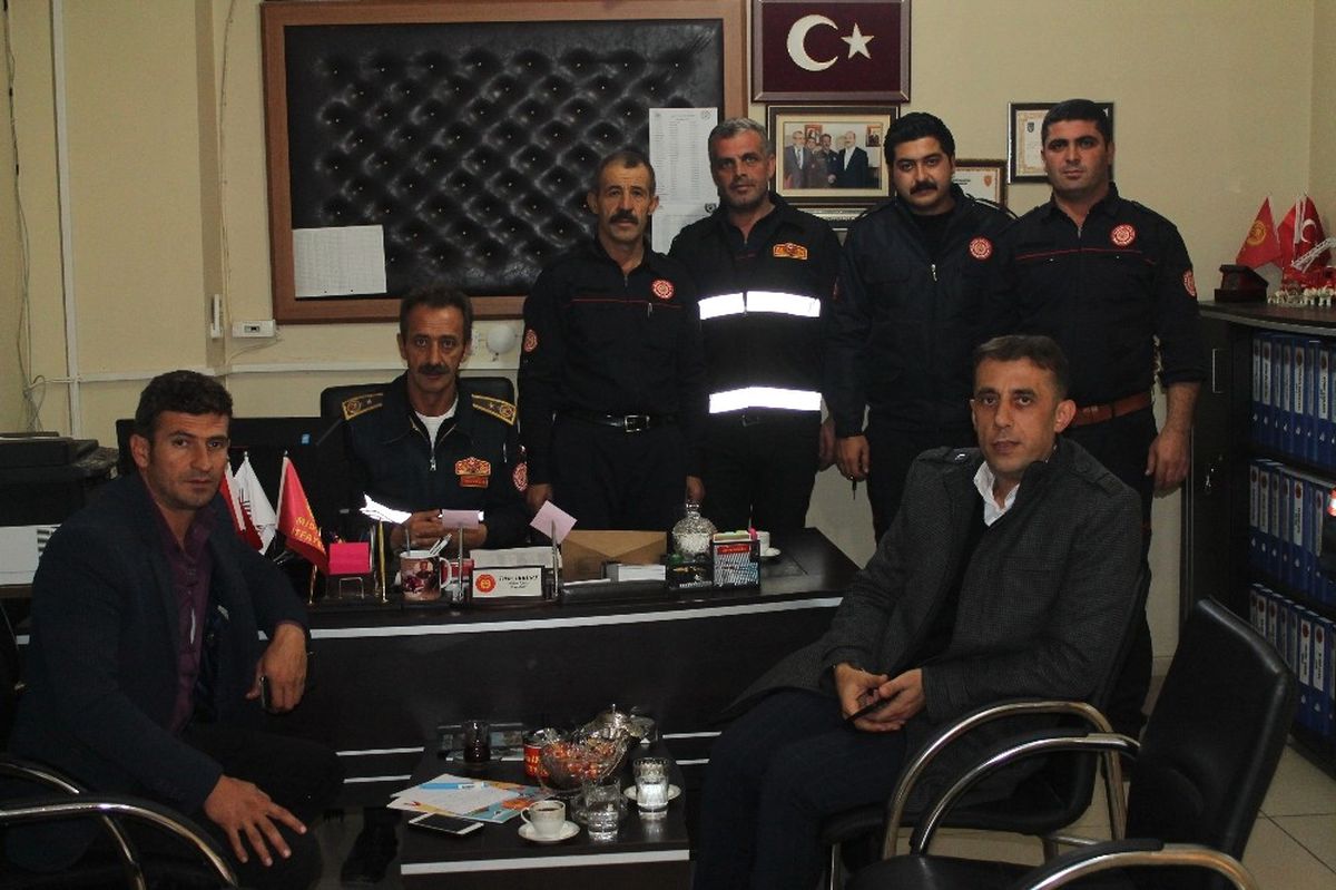 Mardin İtfaiye Şube Müdürü İlçelerde Denetleme Yaptı
