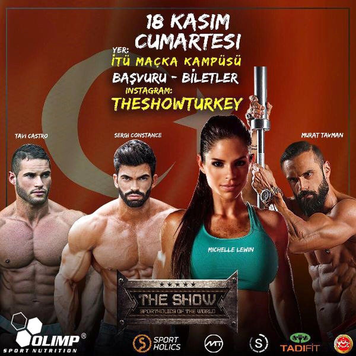 The Show Turkey" Fitness Yarışma Programı İçin Geri Sayım Başladı
