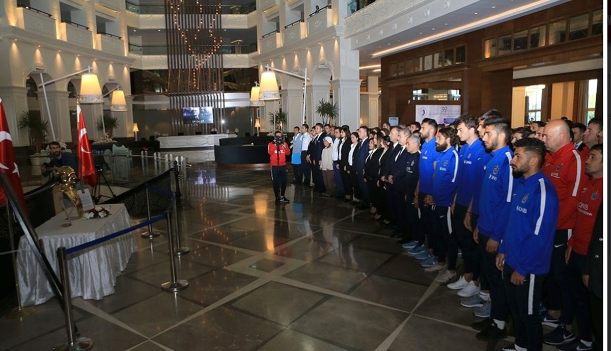 Trabzonspor, Gazi Mustafa Kemal Atatürk\'ü Andı