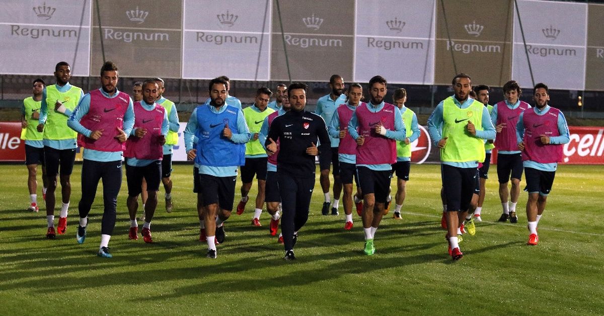 A Milliler Arnavutluk Maçı Hazırlıklarını Sürdürdü